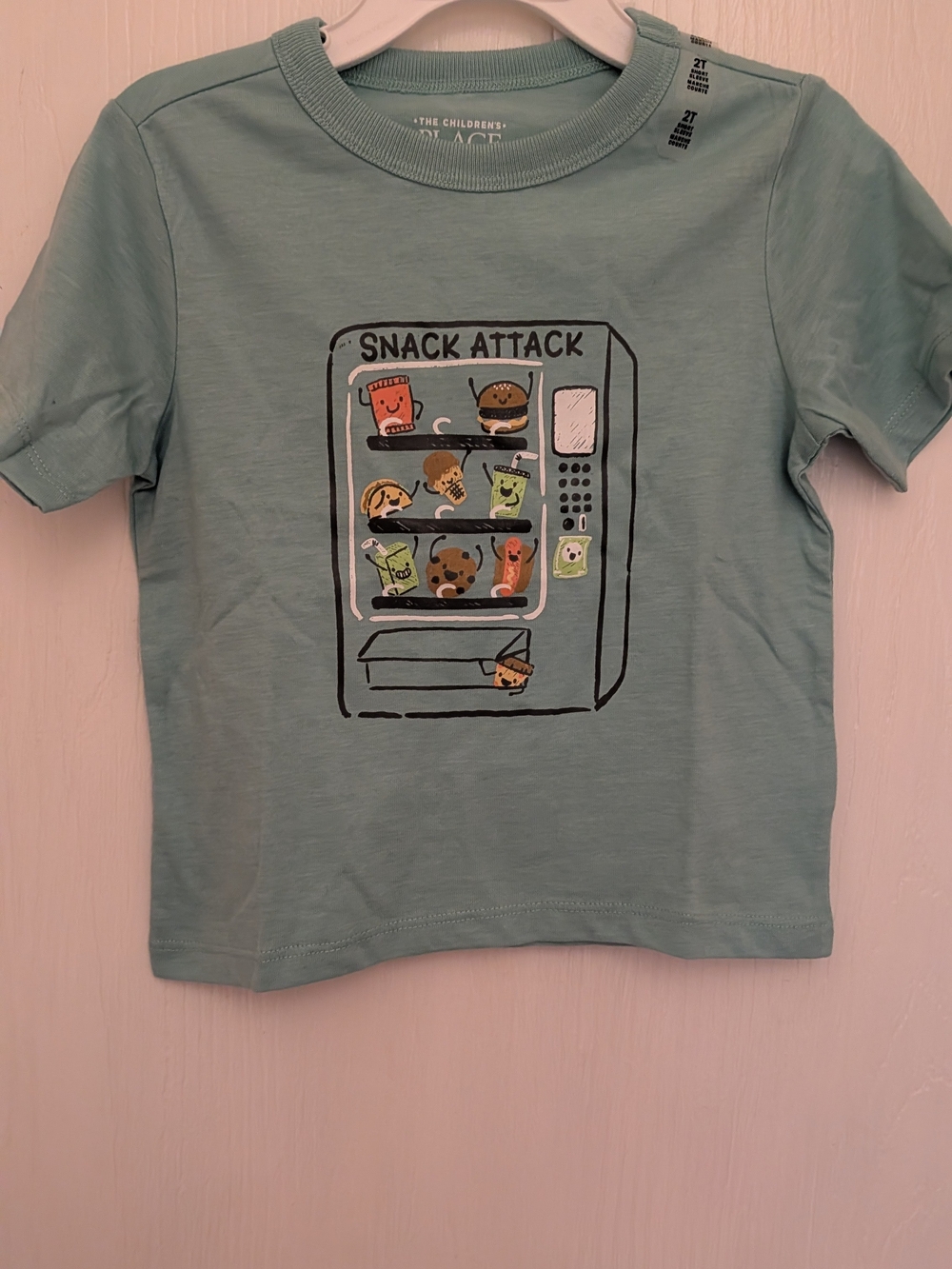 The Children's Place Seafoam Green 'Snack Attack' Vending Machine Tee